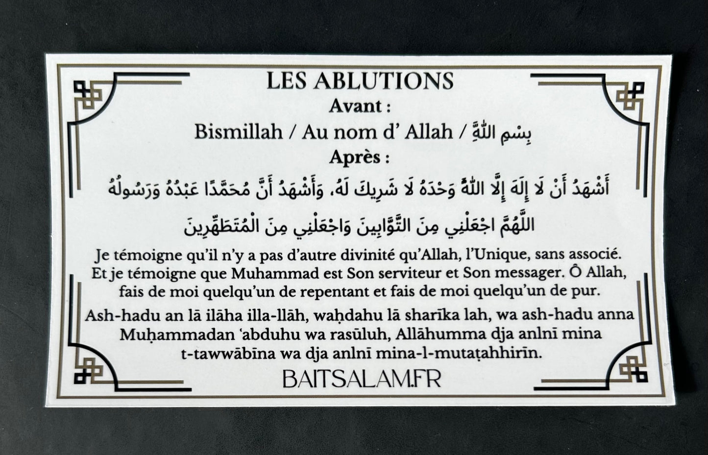 Stickers d'invocation à l’unité