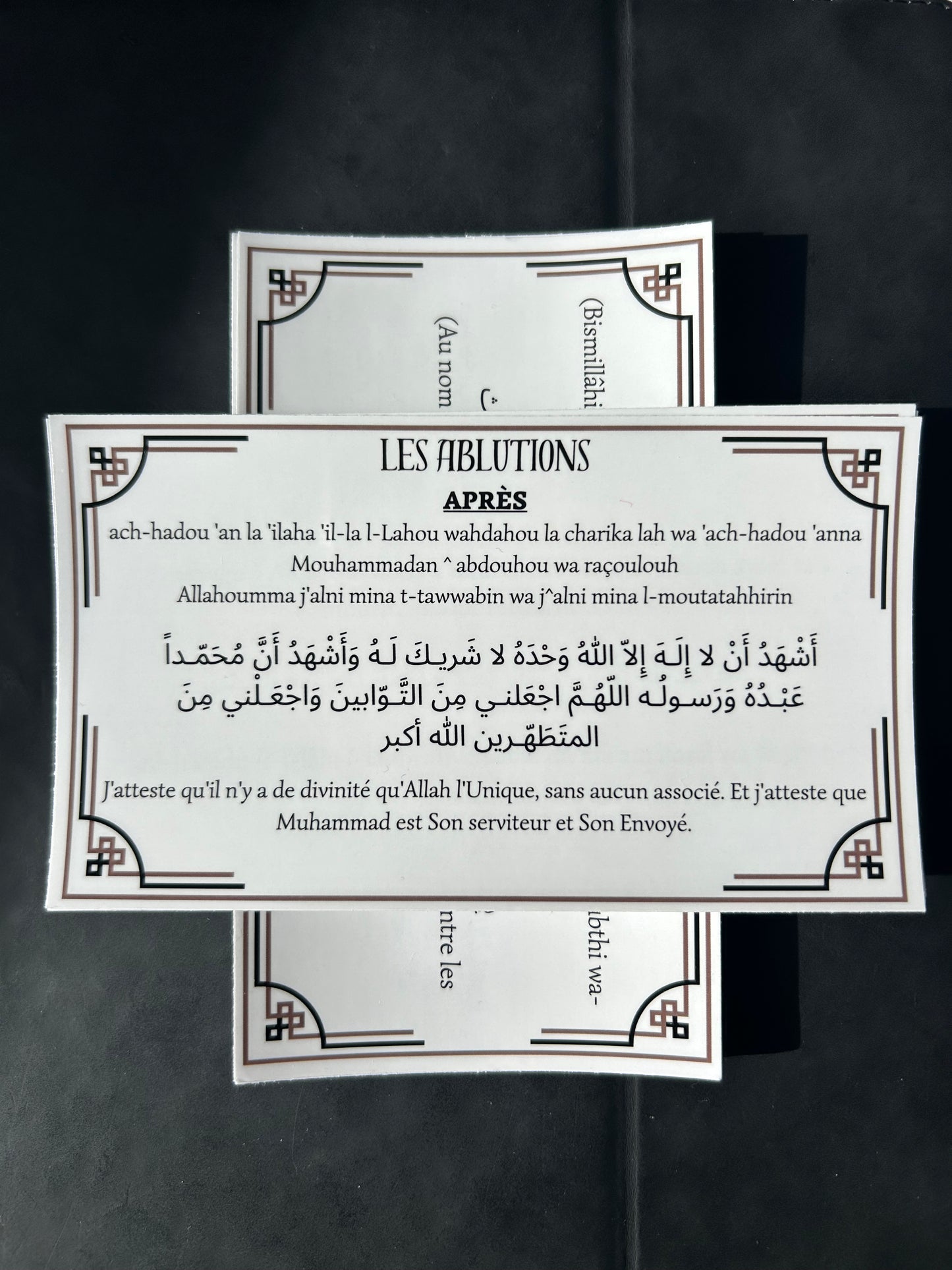 Lot de 8 stickers d’invocation transparents